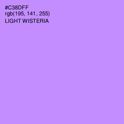 #C38DFF - Light Wisteria Color Image